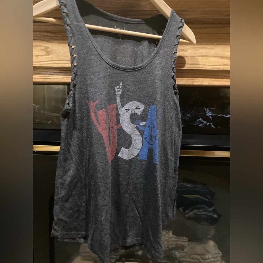 USA patriotic tank